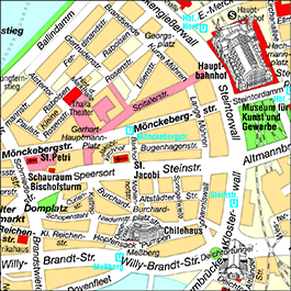 Stadtplan Hamburg